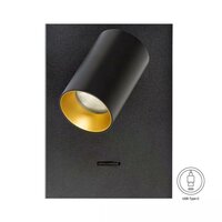 Mila Wandleuchte | schwarz | 22 cm