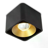 Lars Aufbauspot | schwarz/gold | 9 cm