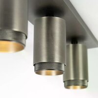 Scott 3 Aufbauspot | gun metal | GU10