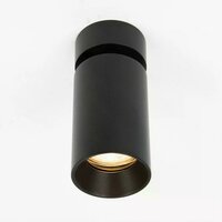 Mila 1 Rond Opbouwspot | zwart | GU10