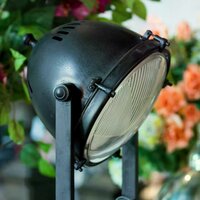 Stehlampe Austin | Schwarz | 128 cm