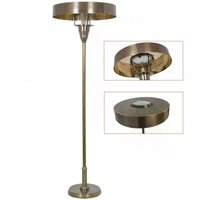 Stilvolle Stehlampe in antikem Messing | 140 cm