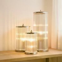 Tafellampe Trevi | Nickel | H40 cm