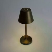 Bistro Tischlampe | Bronze | H: 28 cm