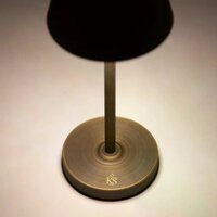 Bistro Tischlampe | Bronze | H: 28 cm