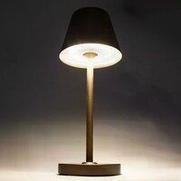 Bistro Tischlampe | Bronze | H: 28 cm