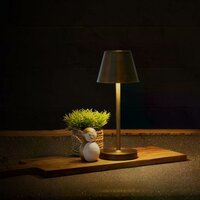 Bistro Tischlampe | Bronze | H: 28 cm