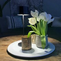 Lido Wiederaufladbare LED-Tischlampe | anthrazit | H: 35,30cm