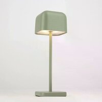 Kleine Cabo Tischleuchte | gr&uuml;n-grau | 20 cm