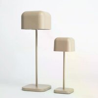 Cabo Tischlampe | Matt Grau Beige | 20 cm