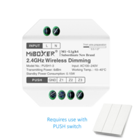 Mi-Light Push Dim Module | Draadloos Dimmen voor 3 Zones