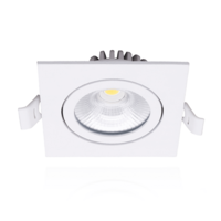 Led inbouwspot vierkant | Slim-Fit | Wit | 6W | Dimbaar | CCT-Switch
