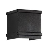 Wandleuchte Borgo | Schwarz | GU10