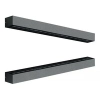 Wandleuchte Score XL Up &amp; Down | Schwarz | 25W | 3000K | IP54