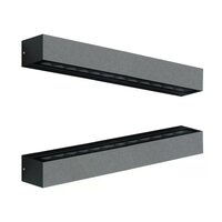 Wandleuchte Score L Up &amp; Down | Schwarz | 18W | 3000K | IP54