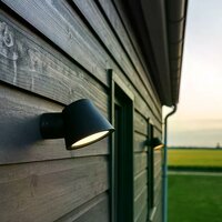 Wandleuchte Vita Cup | Mattschwarz | GU10