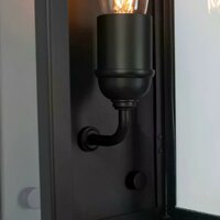 Wandleuchte Biarritz | Antik schwarz