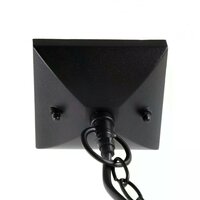 Pendelleuchte Jersey an Kette | Schwarz