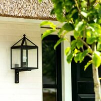 Wandleuchte Bloemendaal | Schwarz