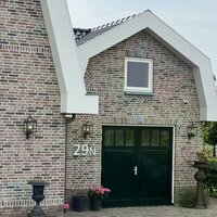 Wandleuchte Bloemendaal | Schwarz