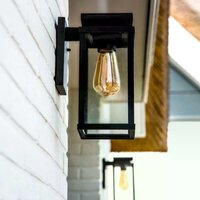 Wandleuchte Jersey L | Schwarz