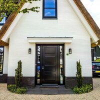 Wandleuchte Jersey L | Schwarz