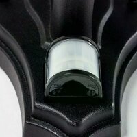 Wandleuchte Ancona stehend | Schwarz | Mit Sensor