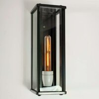 Wandleuchte Capital L | Schwarz