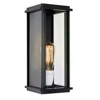 Wandleuchte Capital L | Schwarz