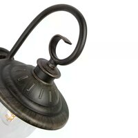 Wandleuchte Elzas | Rustikal braun