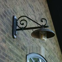 Wandleuchte Rennes XL | Schwarz-Kupfer