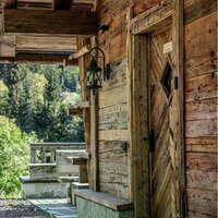 Wandleuchte Romantica 3-flammig | Rustikal braun