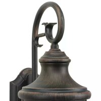 Wandleuchte Romantica 3-flammig | Rustikal braun