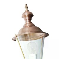 Au&szlig;enwandleuchte Amstel M | Gr&uuml;n-Kupfer