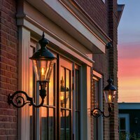 Au&szlig;enwandleuchte Amstel M | Gr&uuml;n-Kupfer