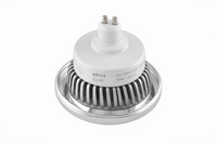 LED AR111 spot GU10 12W dimmable | 2000&ndash;3000K dim to warm | 500lm 24&deg;