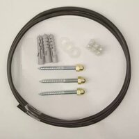 Montageset Wandleuchte XL | Mit Kabel 125cm