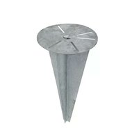 Erdspie&szlig; Verankerung Mini | Verzinkt | &Oslash;18,5cm