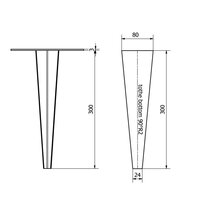 Erdspie&szlig; Verankerung Mini | Verzinkt | &Oslash;18,5cm
