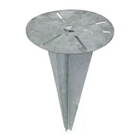 Erdspie&szlig; Verankerung 3 | Verzinkt | &Oslash;30cm