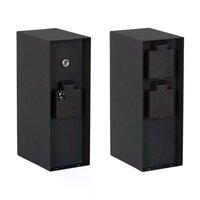 Au&szlig;ensteckdose Charge Sensor | Schwarz | Mit Sensor