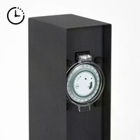 Au&szlig;ensteckdose Charge Timer | Schwarz | Mit Timer