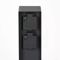 Au&szlig;ensteckdose Charge Timer | Schwarz | Mit Timer