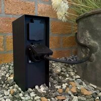 Au&szlig;ensteckdose Charge 2 | Schwarz