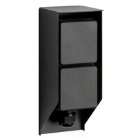 Au&szlig;ensteckdose Double Wall | Schwarz