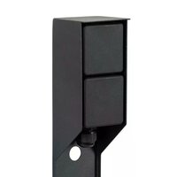 Au&szlig;ensteckdose Double Spike | Schwarz