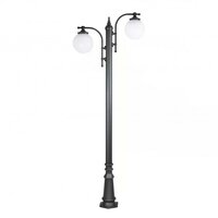 Laternenpfahl Madeira doppelt | Gr&uuml;n | 238cm