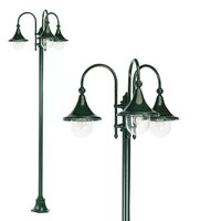 Laternenpfahl Rimini triple | Gr&uuml;n | 235cm