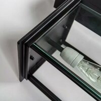 Laternenpfahl Capital doppelt | Schwarz | 270cm