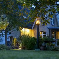 Laternenpfahl Capital | Schwarz | 240cm